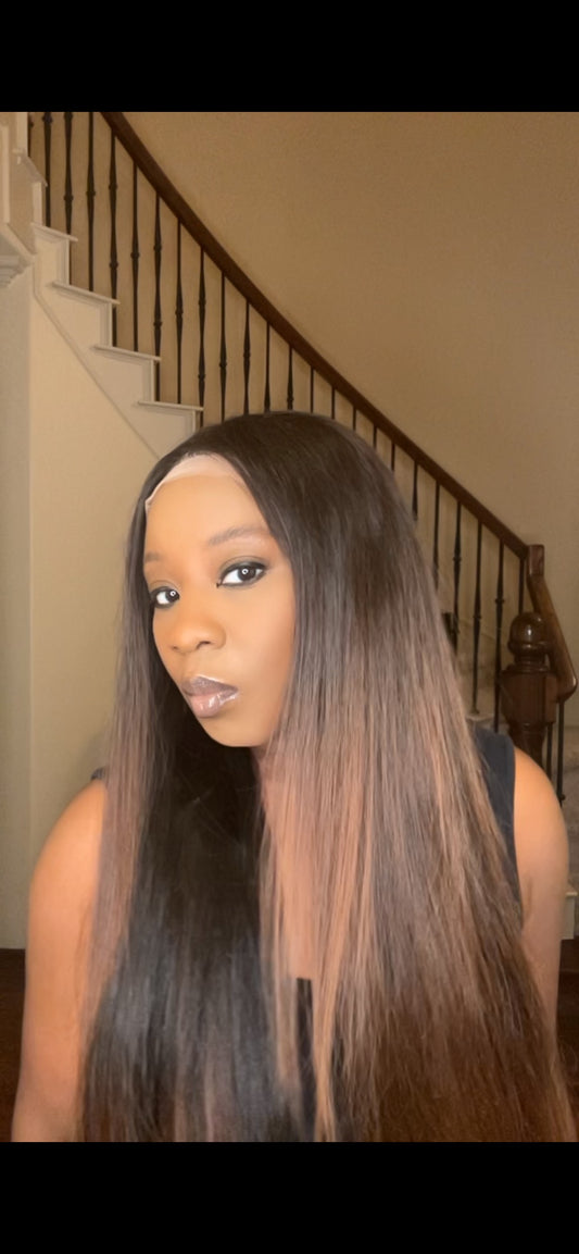 Cambodian Closure Wig Rich Brown