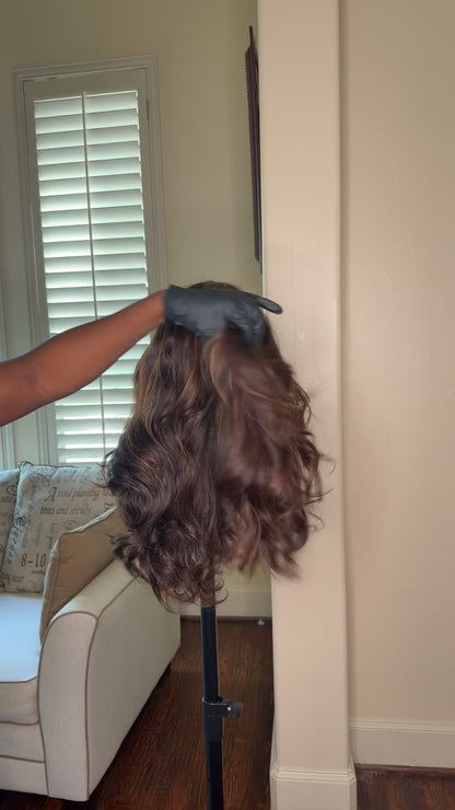 24 inch Custom Colored Wig