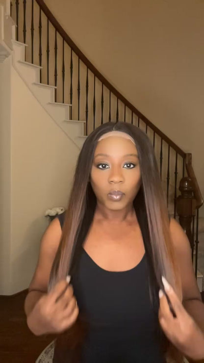 Cambodian Closure Wig Rich Brown